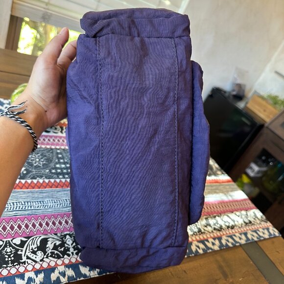 Kipling Purple Nylon Felix Zip Top Shoulder Bag, Preowned - Picture 5 of 12